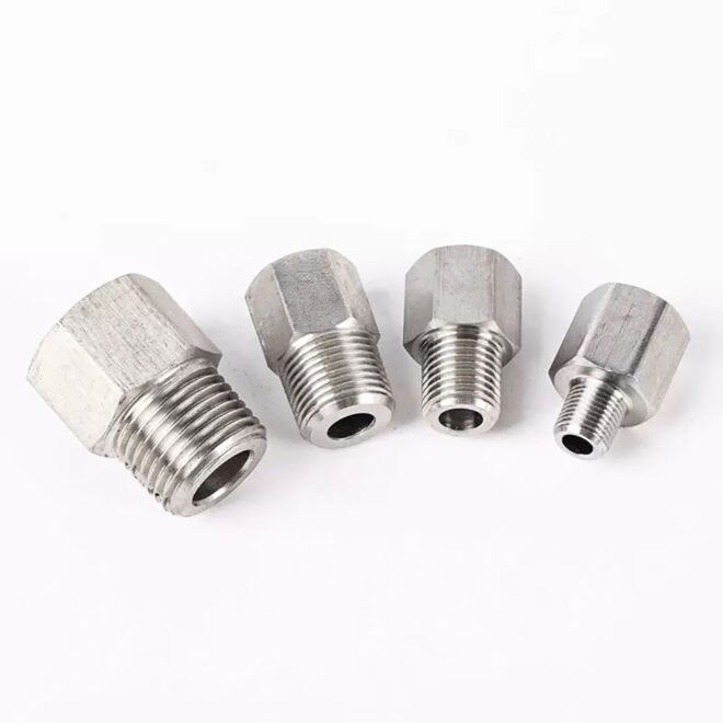 Threaded Connector Ss High-Pressure Stainless Steel NPT Thread Connectors 304/316